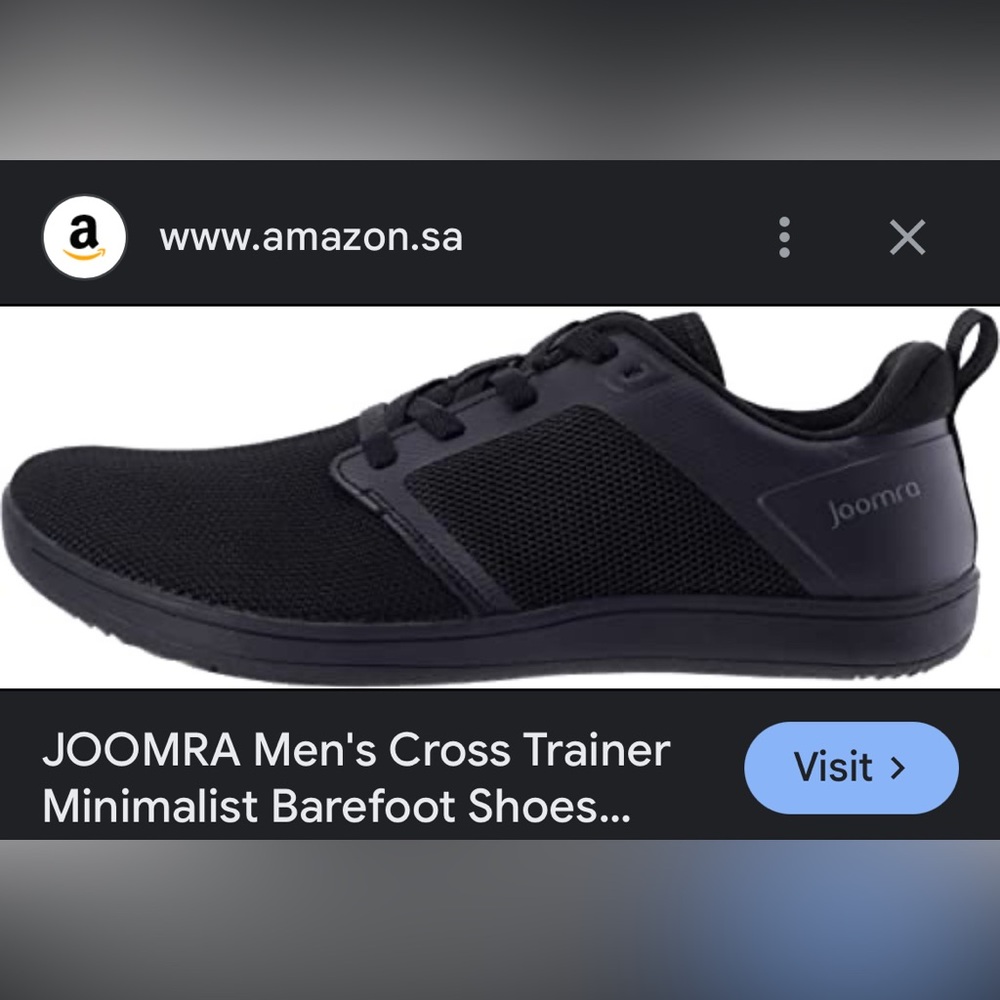 Men's Black Cross Trainer